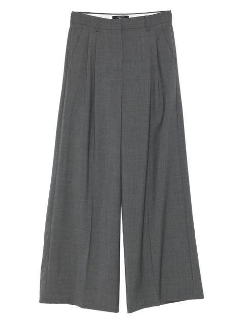 Weekend Max Mara pleated wide-leg trousers - Grey - zdjęcie produktu nr 1