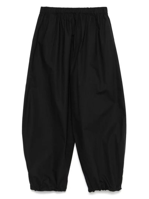 PINKO cotton tapered trousers - Black - zdjęcie produktu nr 1