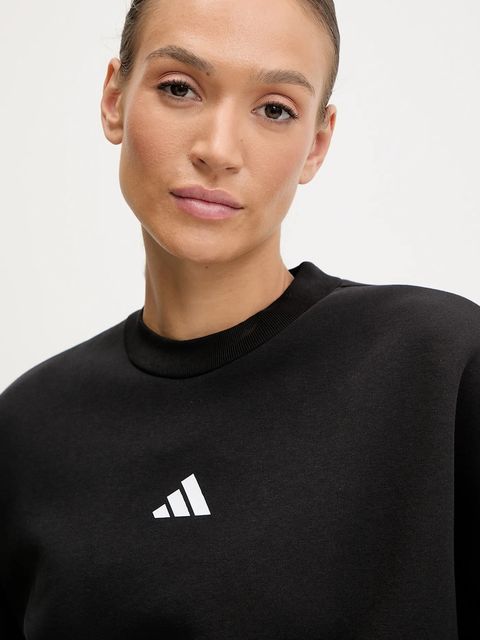 adidas bluza Future Icons damska kolor czarny z nadrukiem JE0203