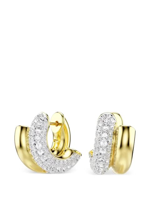 Swarovski Dextera hoop earrings - Gold - zdjęcie produktu nr 1