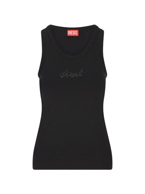 Diesel crystal-embellishment tank top - Black - zdjęcie produktu nr 1