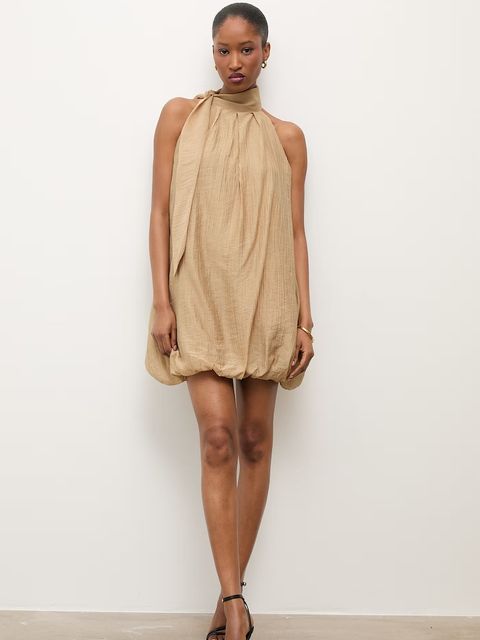 Answear.LAB sukienka bombka z lyocellem - zdjęcie produktu nr 2