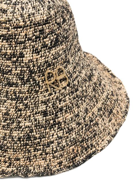 Ruslan Baginskiy logo applique hat - Black