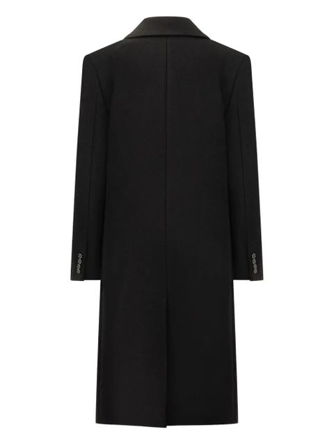 Givenchy single-breasted wool coat - Black