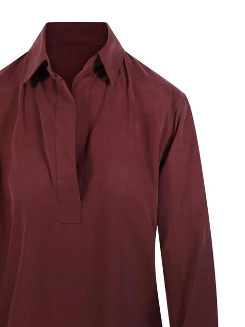 Max Mara Mirko long-sleeve collared blouse