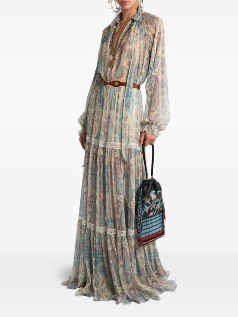 ETRO paisley-print maxi skirt - Neutrals - zdjęcie produktu nr 2