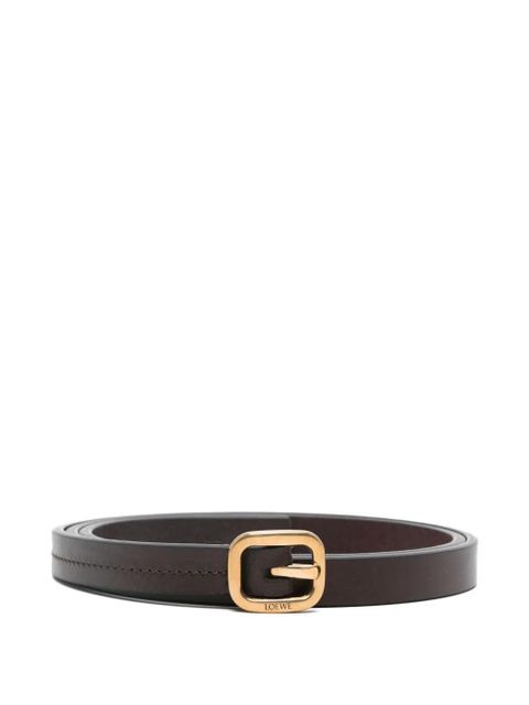 LOEWE leather square-buckle belt - Brown - zdjęcie produktu nr 1