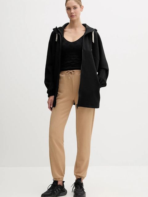 Guess kurtka PEONY kolor czarny przejściowa oversize V5YQ05 KBSL2 - zdjęcie produktu nr 2