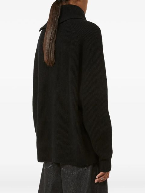 Sportmax zip sweater - Black
