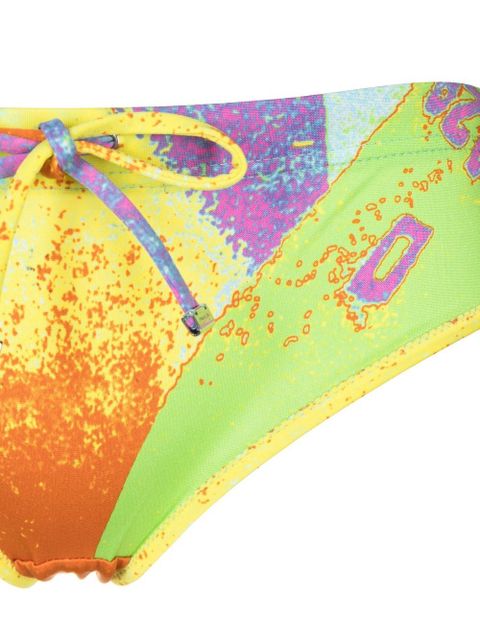 Prada graphic-print bikini set - Yellow