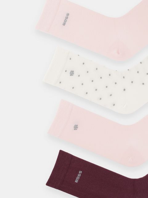 BOSS skarpetki 4-pack kolor różowy 50546742 - zdjęcie produktu nr 2