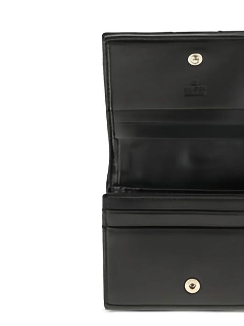 Gucci GG Marmont chevron wallet - Black
