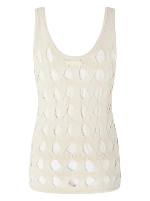 PINKO open-knit top - White - zdjęcie produktu nr 2