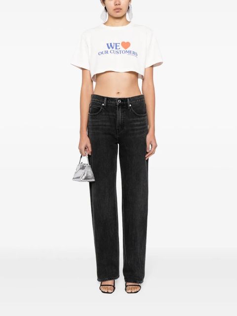 Alexander Wang EZ straight-leg jeans - Black