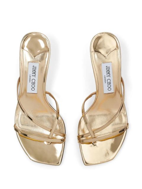 Jimmy Choo Etana 50mm sandals - Gold