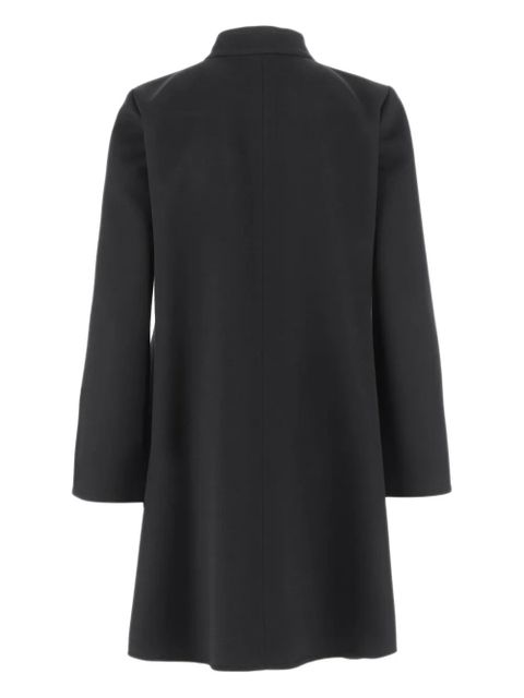 Valentino Garavani V-shaped gold-tone button coat - Black