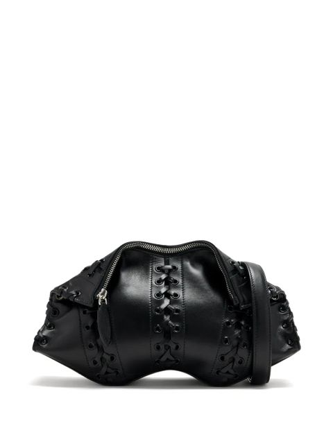 Alexander McQueen Manta clutch bag - Black - zdjęcie produktu nr 2