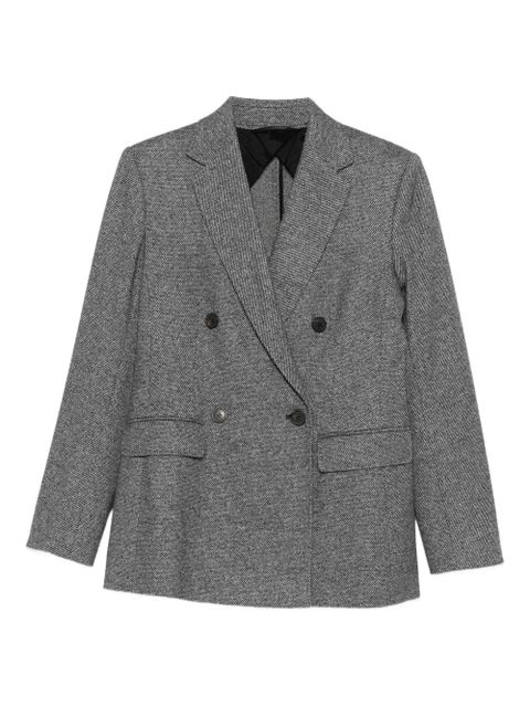 Max Mara double-breasted blazer - Grey - zdjęcie produktu nr 1