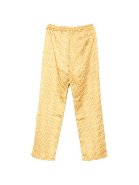 GCDS logo-print drawstring track pants - Yellow - zdjęcie produktu nr 2