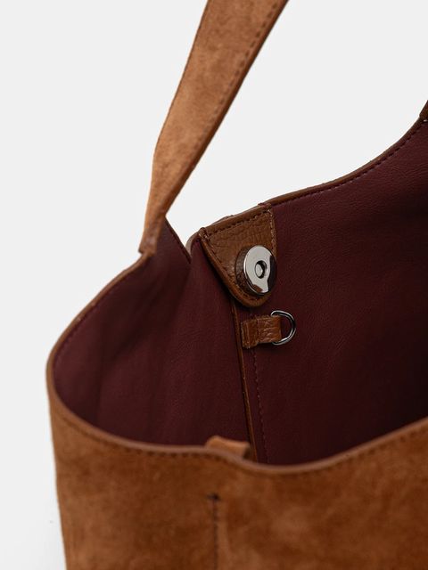 Coccinelle torebka zamszowa