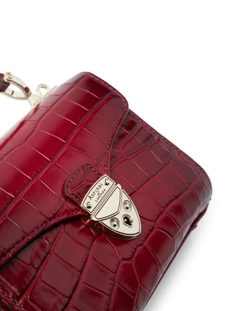 Aspinal Of London mini Mayfair top-handle bag - Red