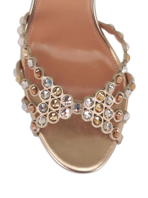 Aquazzura Tequila stiletto sandals - Gold