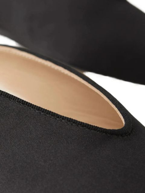 Le Monde Beryl almond-toe mules - Black