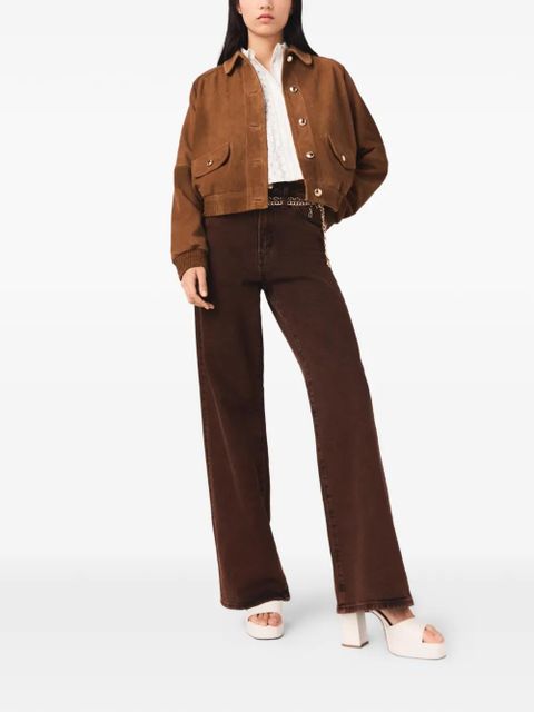 Maje chain-link belt jeans - Brown - zdjęcie produktu nr 2