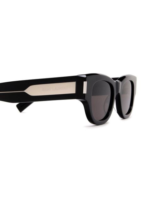 Saint Laurent Eyewear naked wire core cat-eye sunglasses - Black