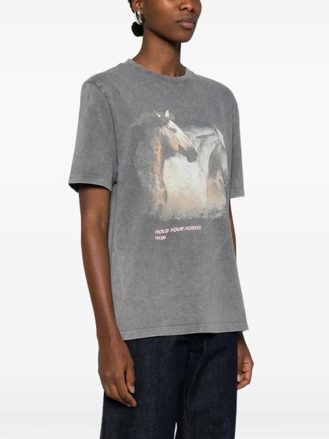 Maje horse graphic T-shirt - Grey - zdjęcie produktu nr 2