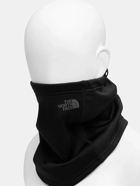 The North Face komin Windwall kolor czarny gładki NF0A8CHSJK31