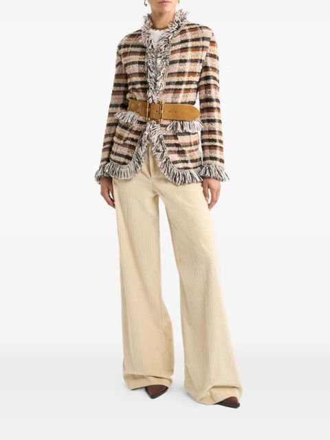 ETRO grid-motif jacket - Neutrals - zdjęcie produktu nr 2
