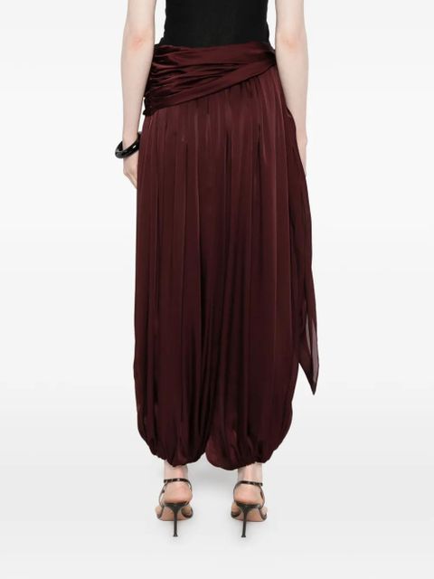 ZIMMERMANN Luna Draped Harem trousers - Brown