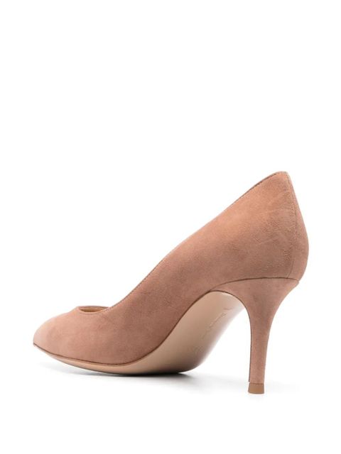 Gianvito Rossi Gianvito 70mm suede pumps - Neutrals