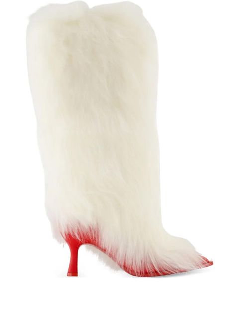 UGG x Ambush fur heeled boots - White - zdjęcie produktu nr 1