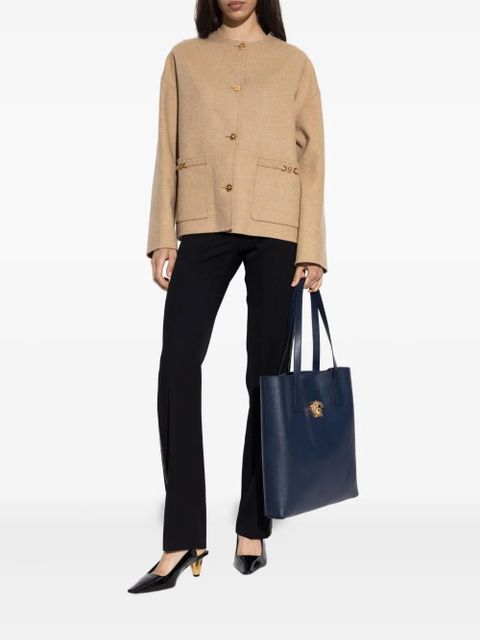 Versace Medusa-embellished jacket - Neutrals - zdjęcie produktu nr 2