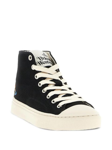 Vivienne Westwood high-top orb-detail sneakers - Black