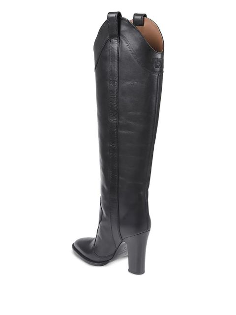 Paris Texas leather boots - Black