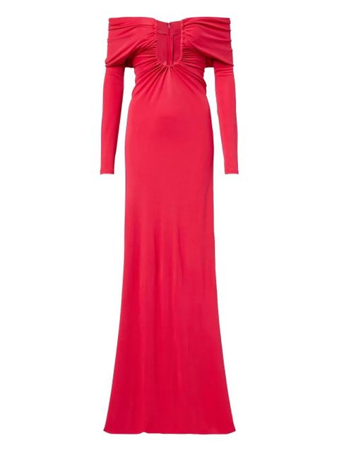 Christopher Esber Arced Palm strapless dress - Red - zdjęcie produktu nr 1