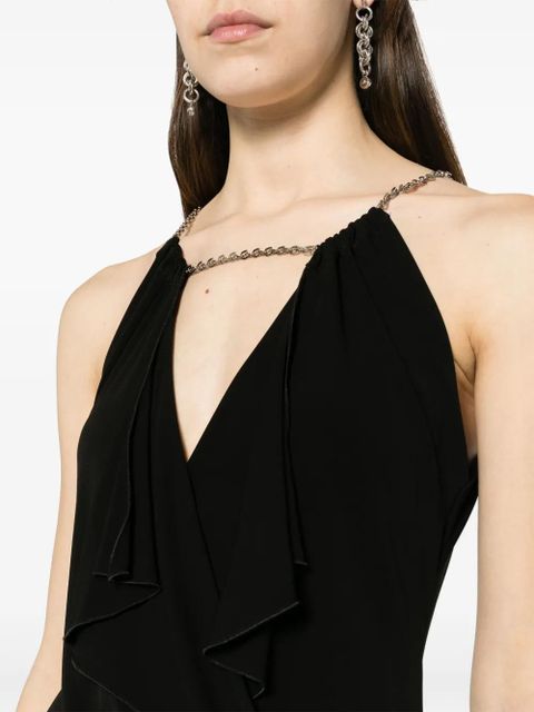 Givenchy halterneck midi dress - Black