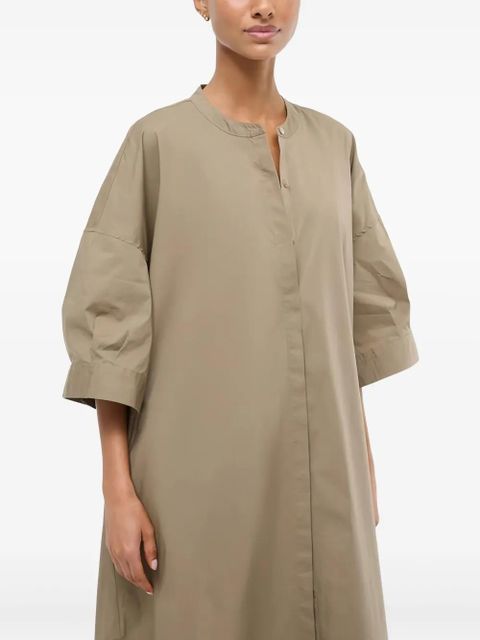 STAUD round-neck maxi dress - Neutrals