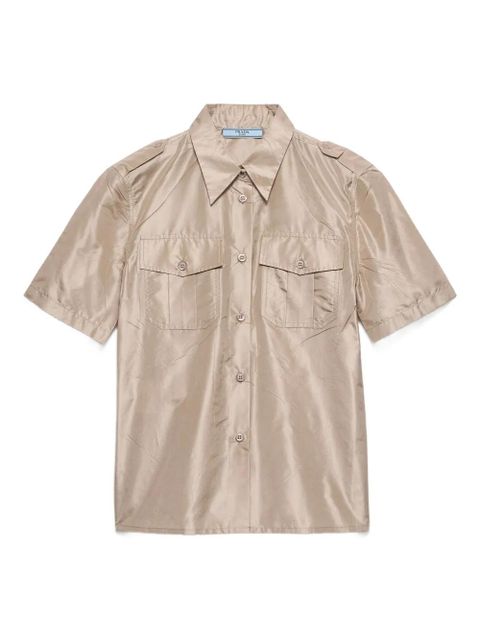 Prada short-sleeved shirt - Neutrals