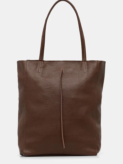 Answear.LAB torebka skórzana kolor brązowy - zdjęcie produktu nr 1