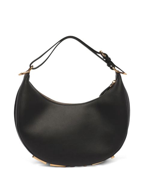 FENDI small Fendigraphy leather shoulder bag - Black - zdjęcie produktu nr 2