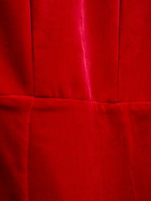 Forte Forte sukienka z dodatkiem jedwabiu kolor czerwony midi dopasowana 14350.mydress