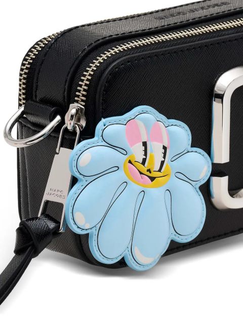 Marc Jacobs x Hattie Stewart flower-embellishment crossbody bag - Black