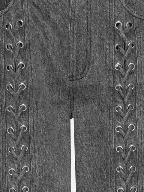 ROTATE BIRGER CHRISTENSEN laced-leg jeans - Grey - zdjęcie produktu nr 2