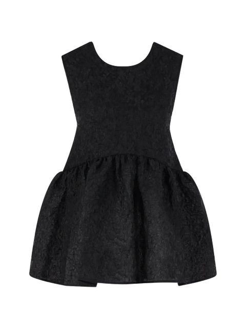 Cecilie Bahnsen patterned-jacquard top - Black - zdjęcie produktu nr 1