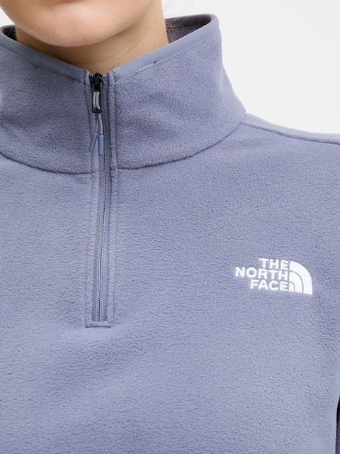 The North Face bluza polarowa damska kolor fioletowy gładka NF0A8D2JBTR1