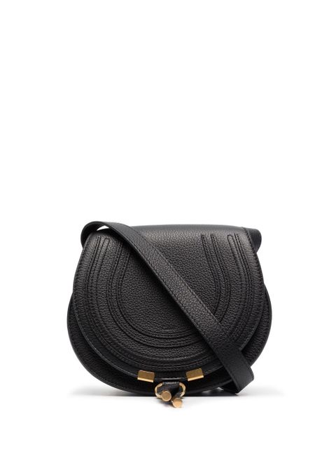 Chloé Marcie leather crossbody bag - Black - zdjęcie produktu nr 1